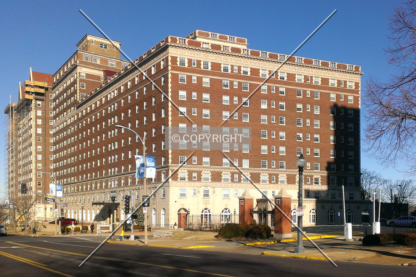 View from the southeast; February 21, 2014