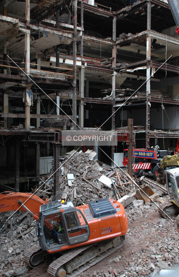 Demolition works