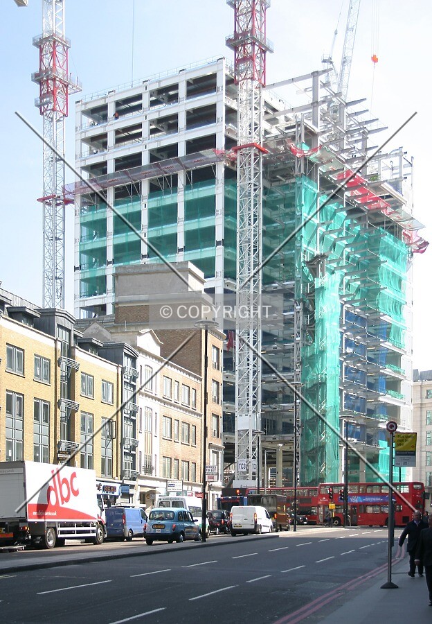 View east of the frame from Wormwood Street