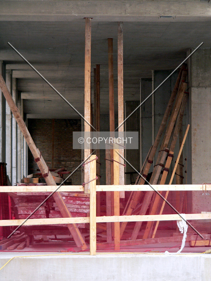 View into the structure