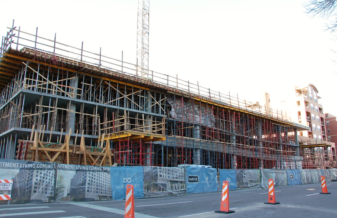 View from the southeast