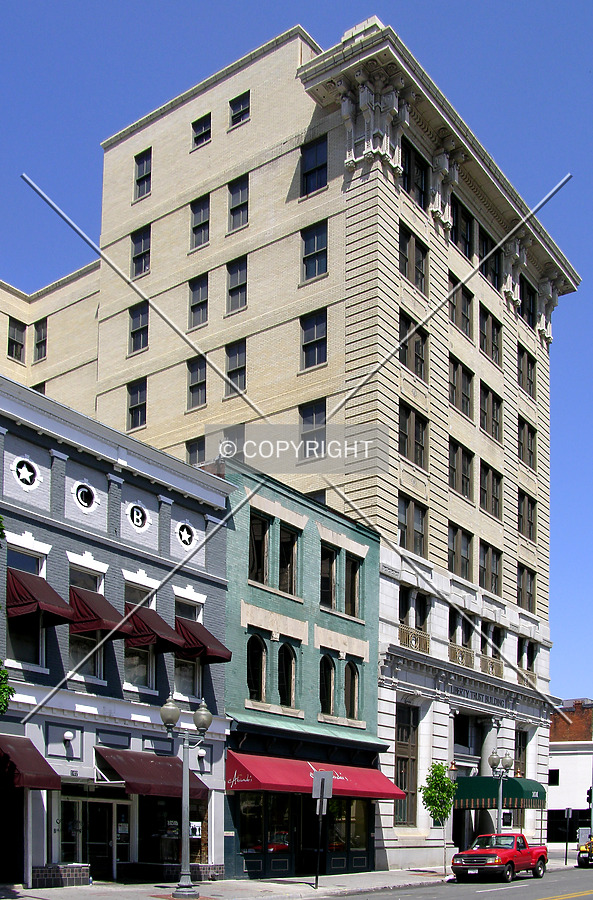 From across South Jefferson Street to the southeast