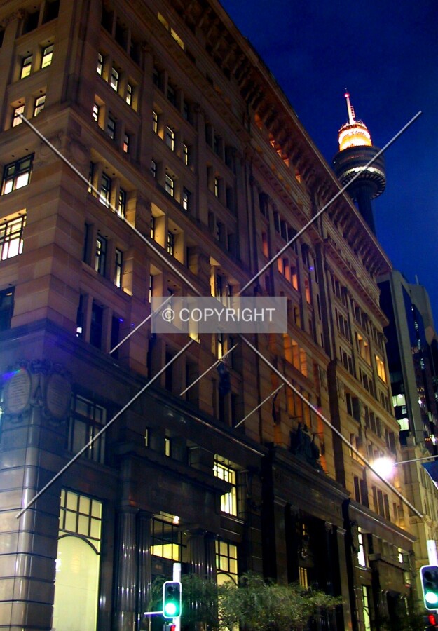 Looking up from Martin Place