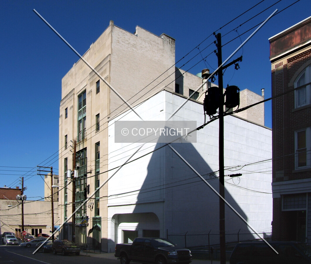 View from the south on 2nd Street