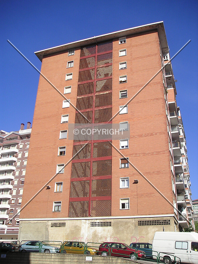 View of the west facade