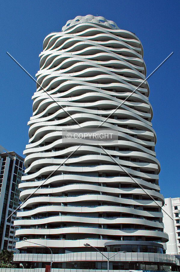 Looking up the west side