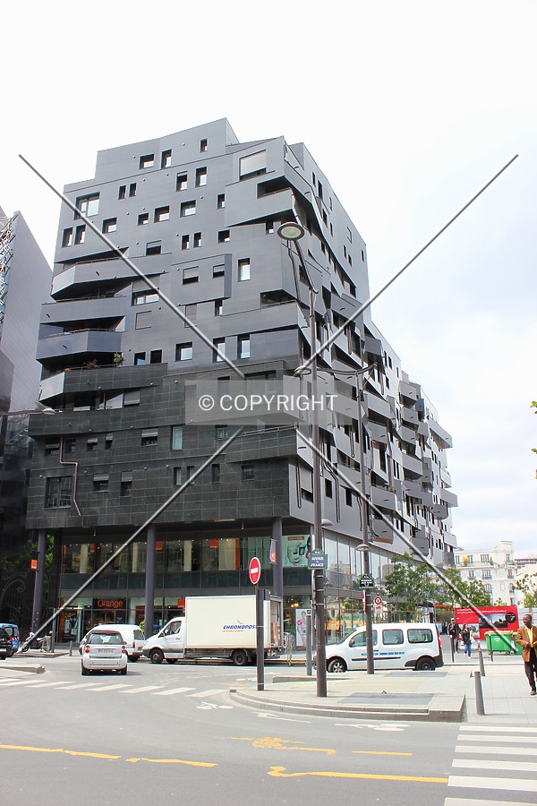Northeast view from Avenue de France.