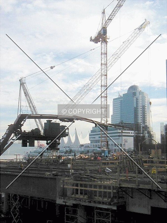 Cranes and cement