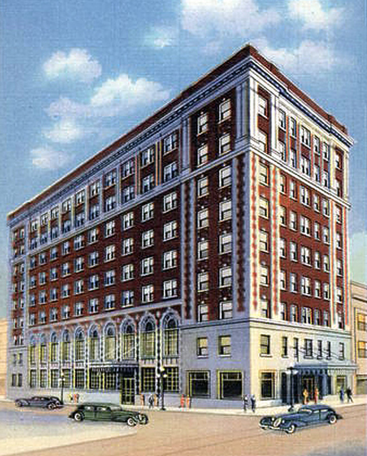 Vintage view from the northwest