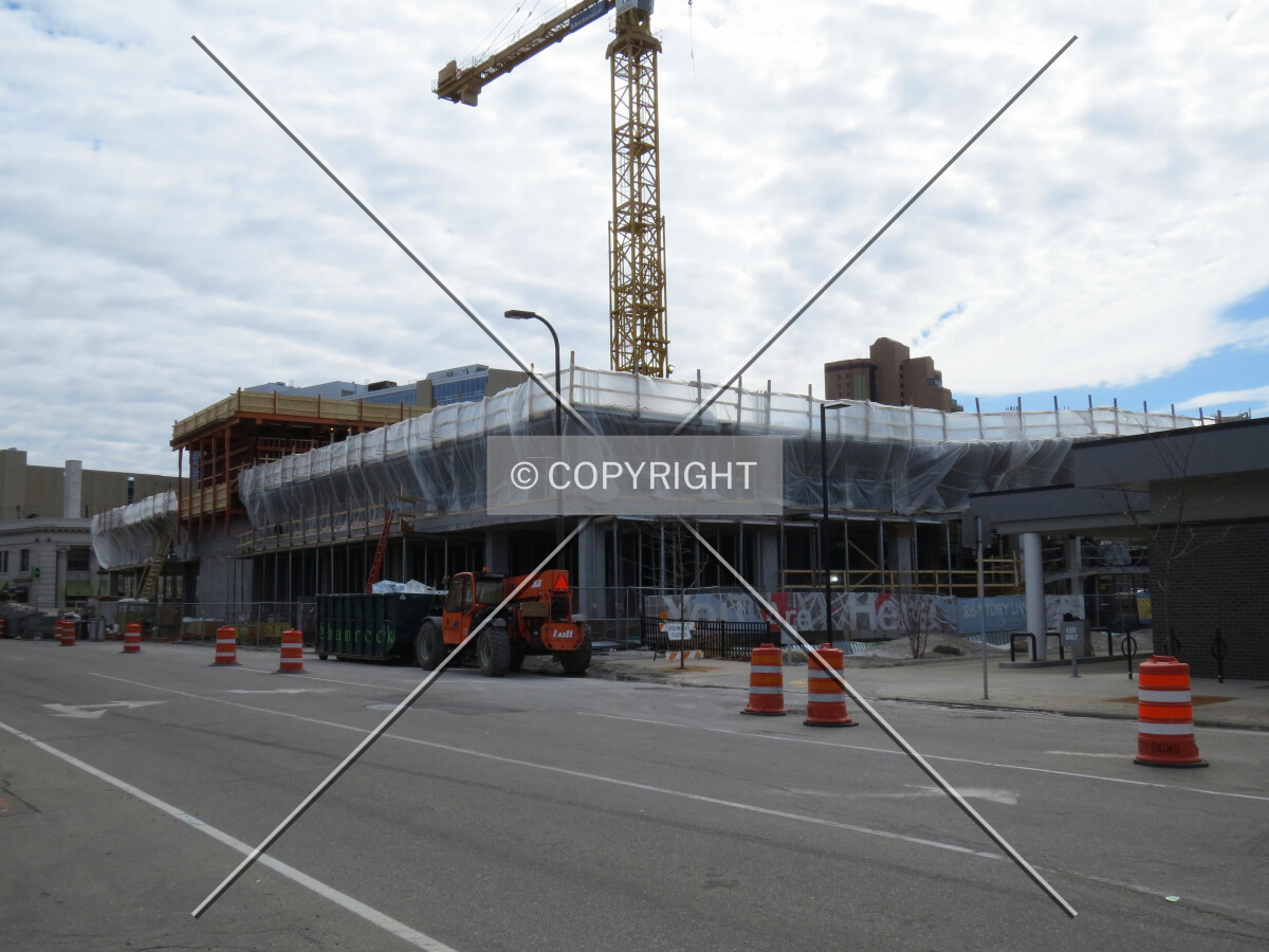 View to the south across 4th Street NE