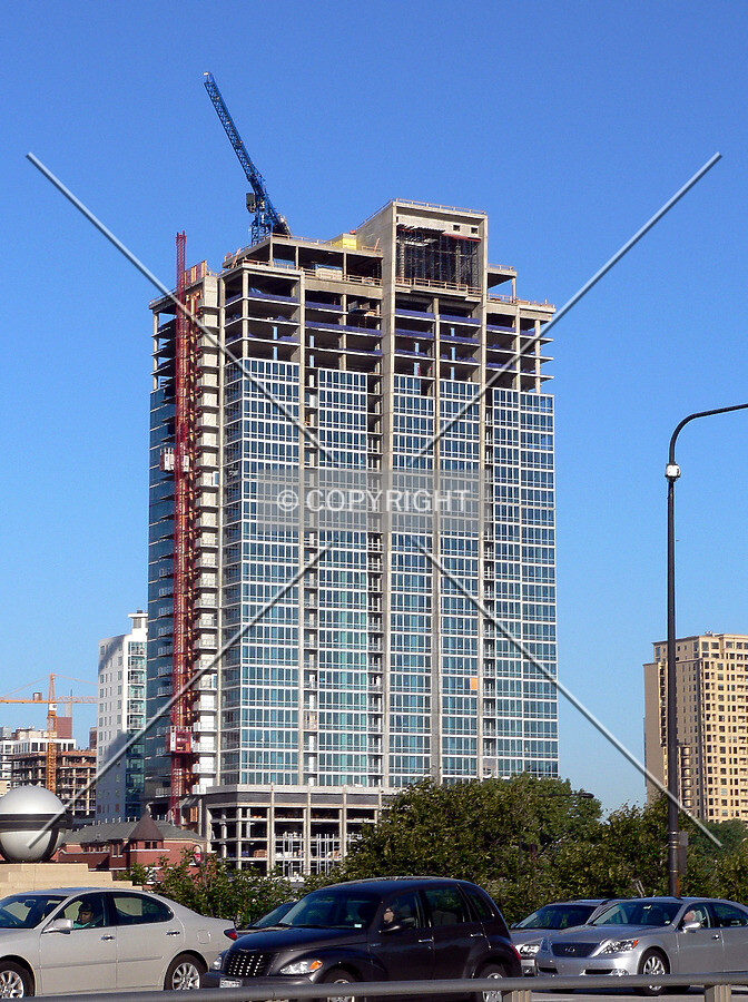 View to the northwest from Lake Shore Drive