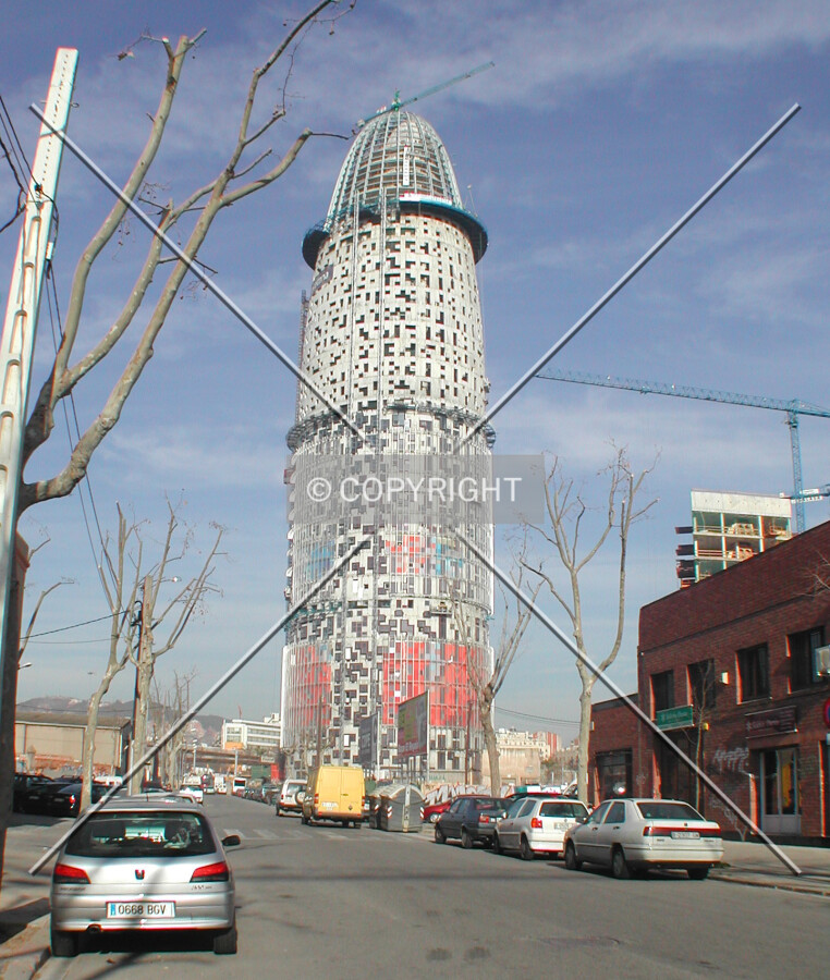 Looking from Calle Badajoz