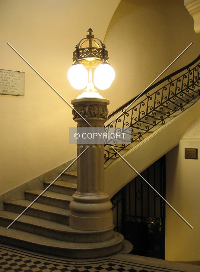 Principal stairs of the east wing