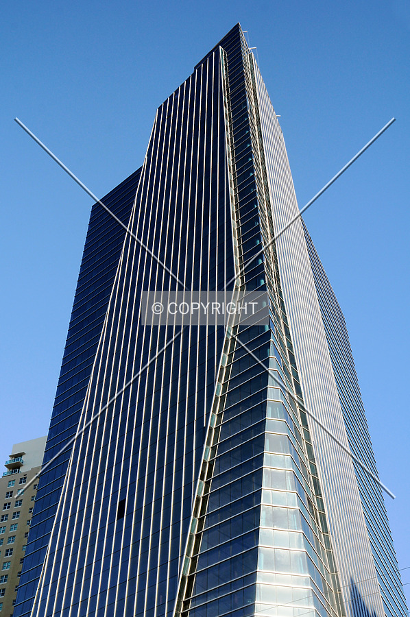 Looking up from the south