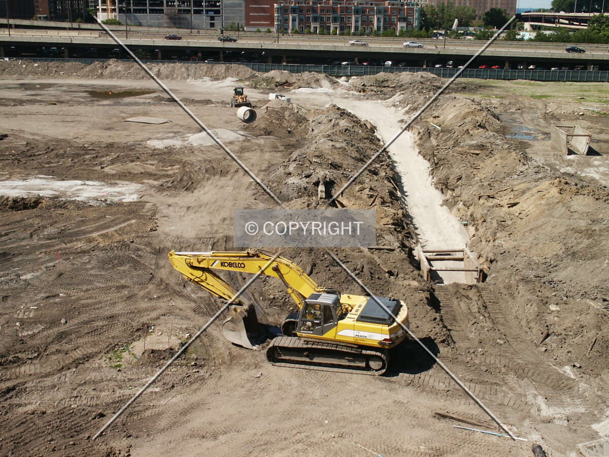 Getting ready for construction; 12 July 2003