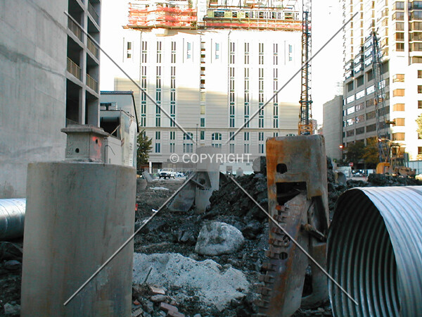View looking north from Erie Street