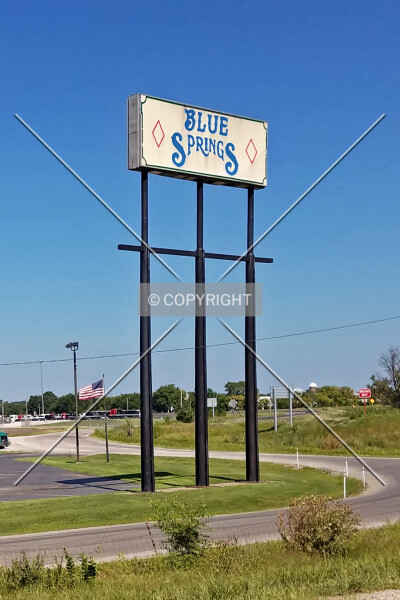 Blue Springs Sign