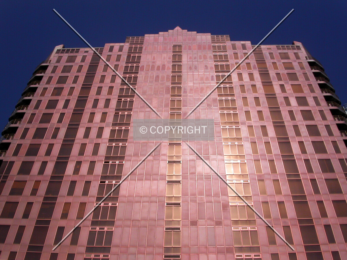 Top floors of the building