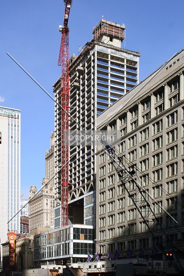 Looking north from Washington Street