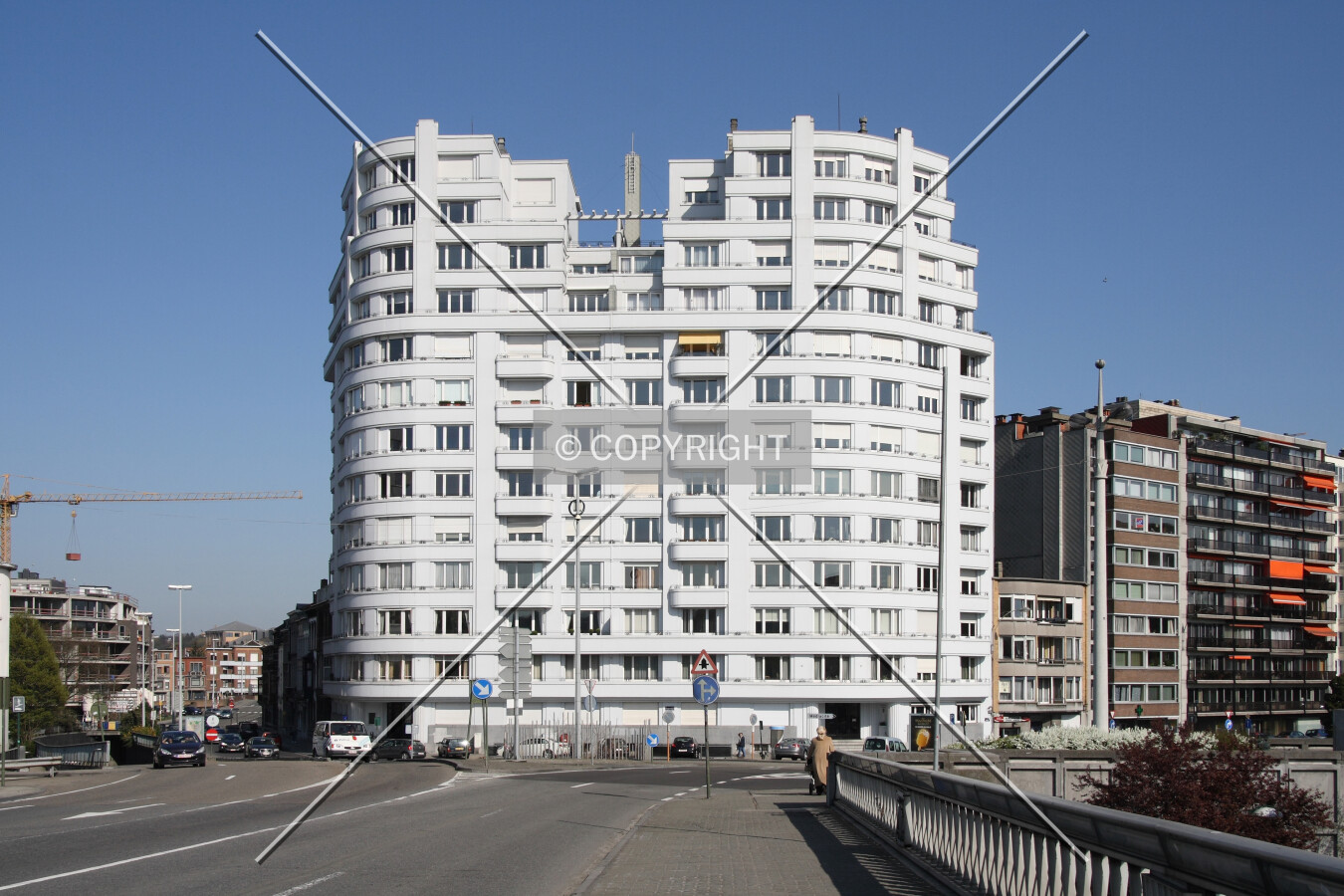 View from Pont du Roi Albert