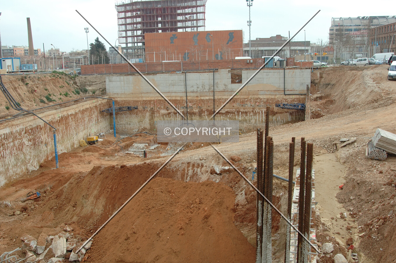 General view of underground levels