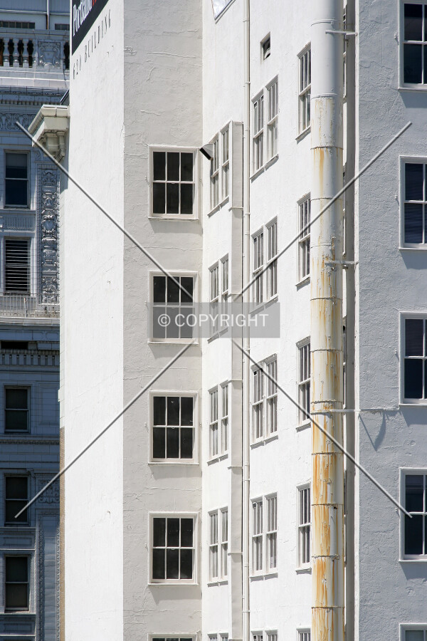 Elevated view of the southern facade