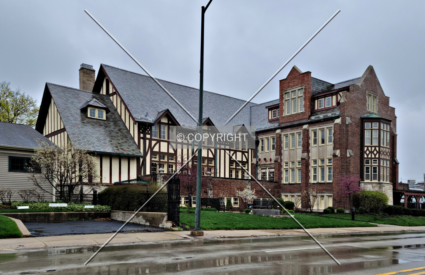 From the southeast; April 10, 2021