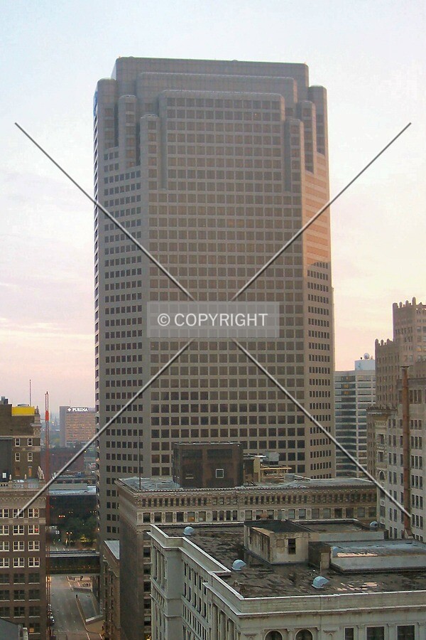 View from the north at dusk