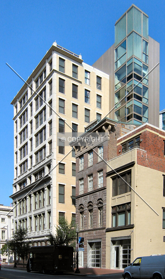 Southeast corner from E Street NW