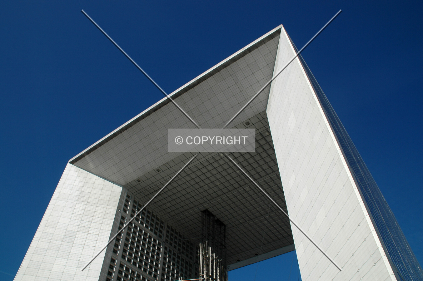 Looking up the southeast side