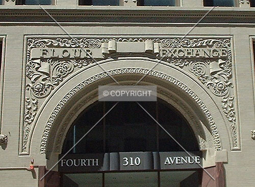 Facade detail above the main entrance