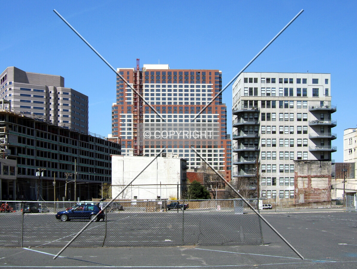 View from the east toward Steuben Street