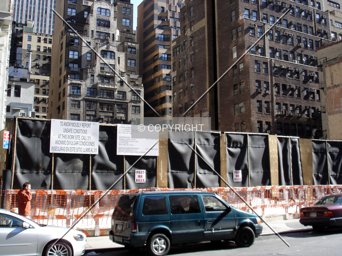 Site from West 46th Street