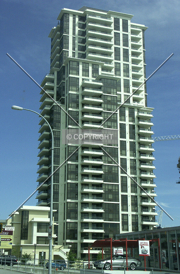 West facade from Lougheed