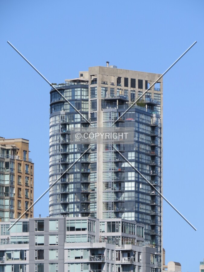 Top floors from the Cambie Bridge