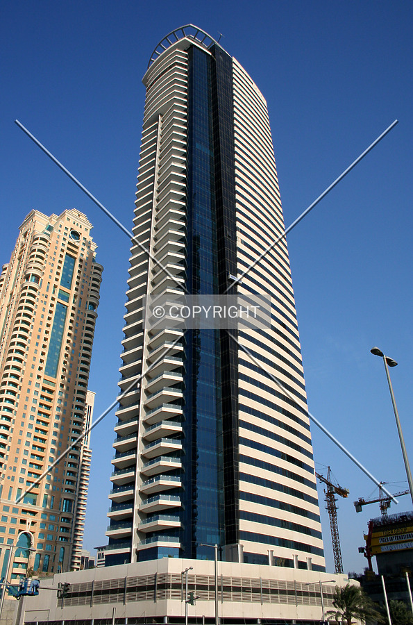 Looking up from the base