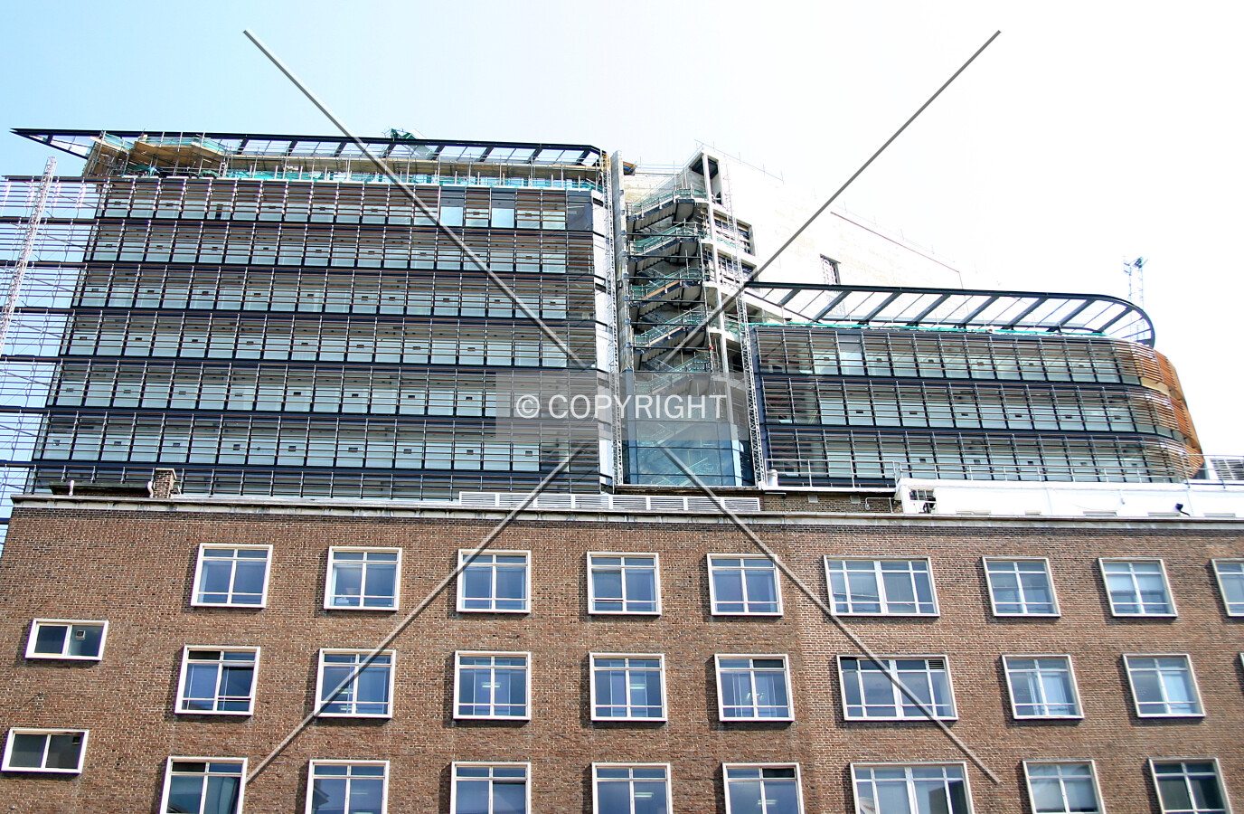 Rising above Fetter Lane