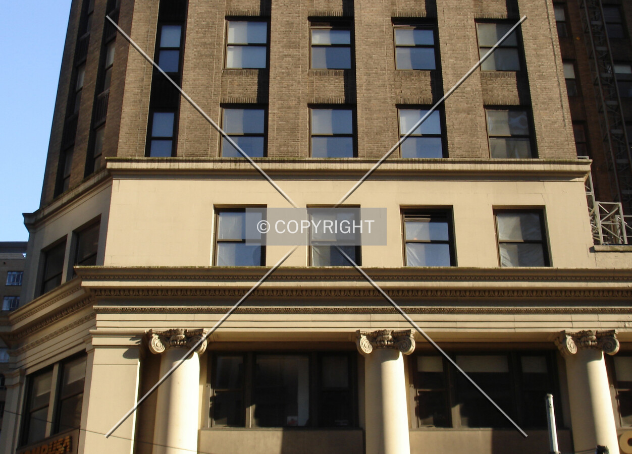 Facade detail along 8th Avenue