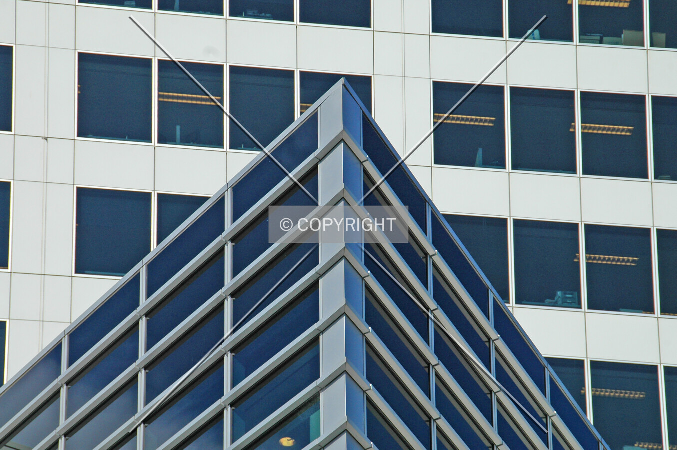Detail on the southwest corner