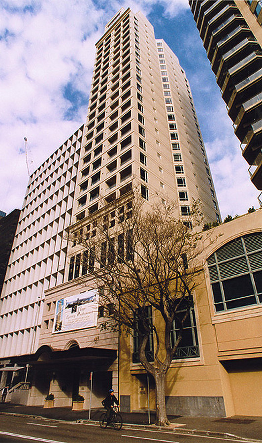 View from street level