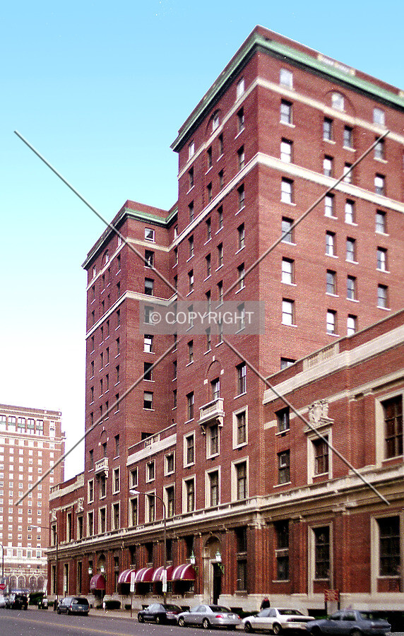 View from the southwest along Delaware Avenue