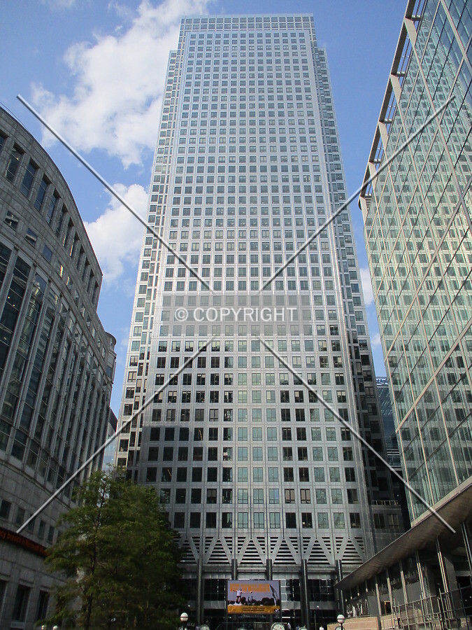 Looking up the south facade
