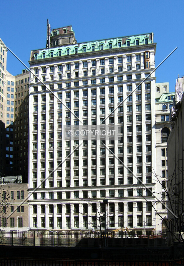 View from the west across Greenwich Street