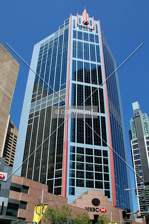 Looking up the northwest corner