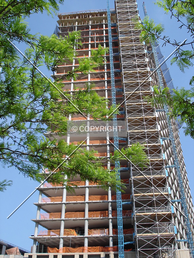 Looking up the west side