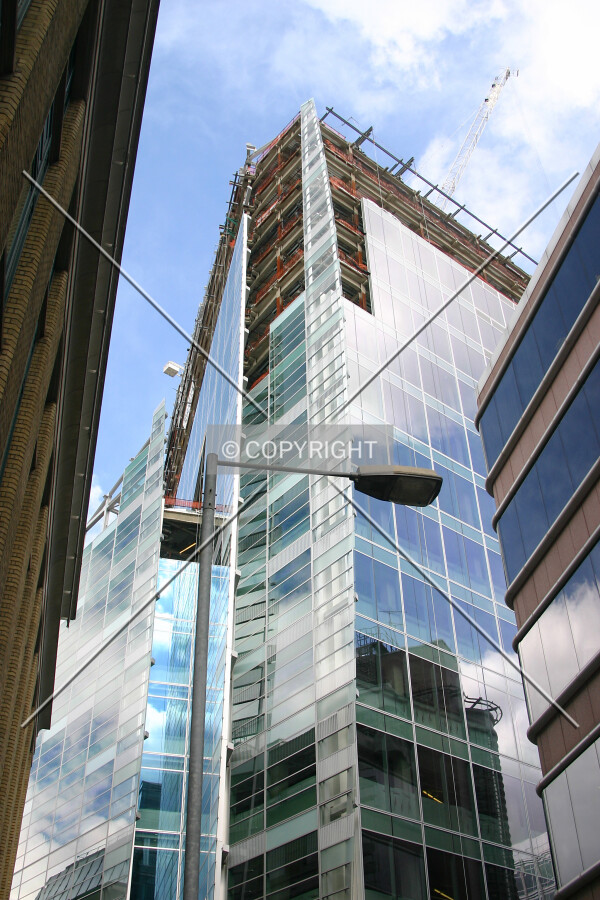 View northwest looking up from Earl Street
