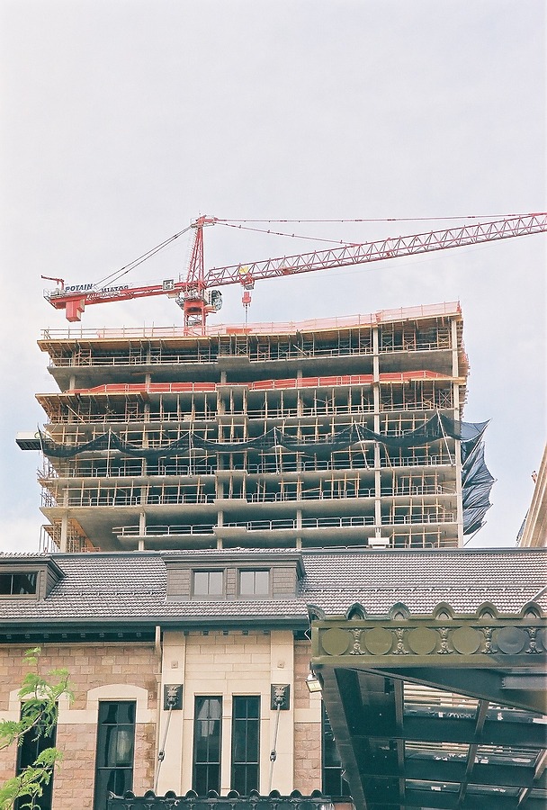 Looking northwest over the roof of Union Station