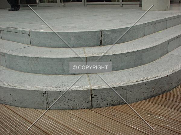 Stairs on the back side