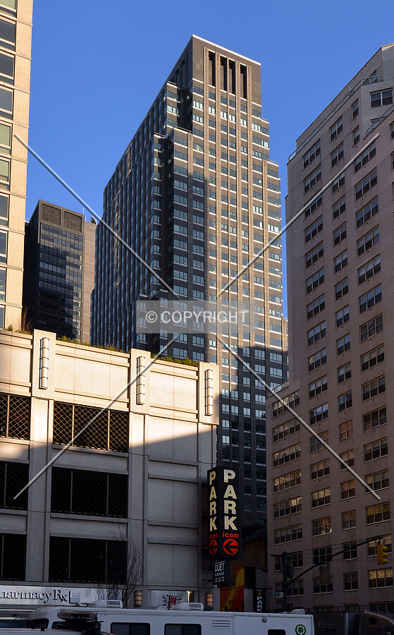 View from the northwest at 53rd Street and 8th Avenue