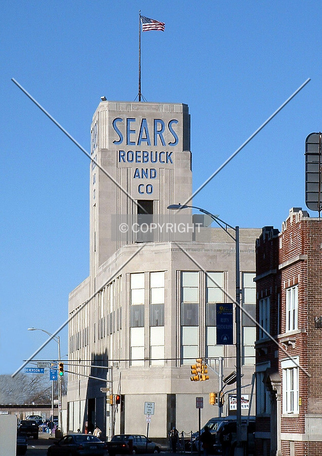 View from the southwest along Main Street